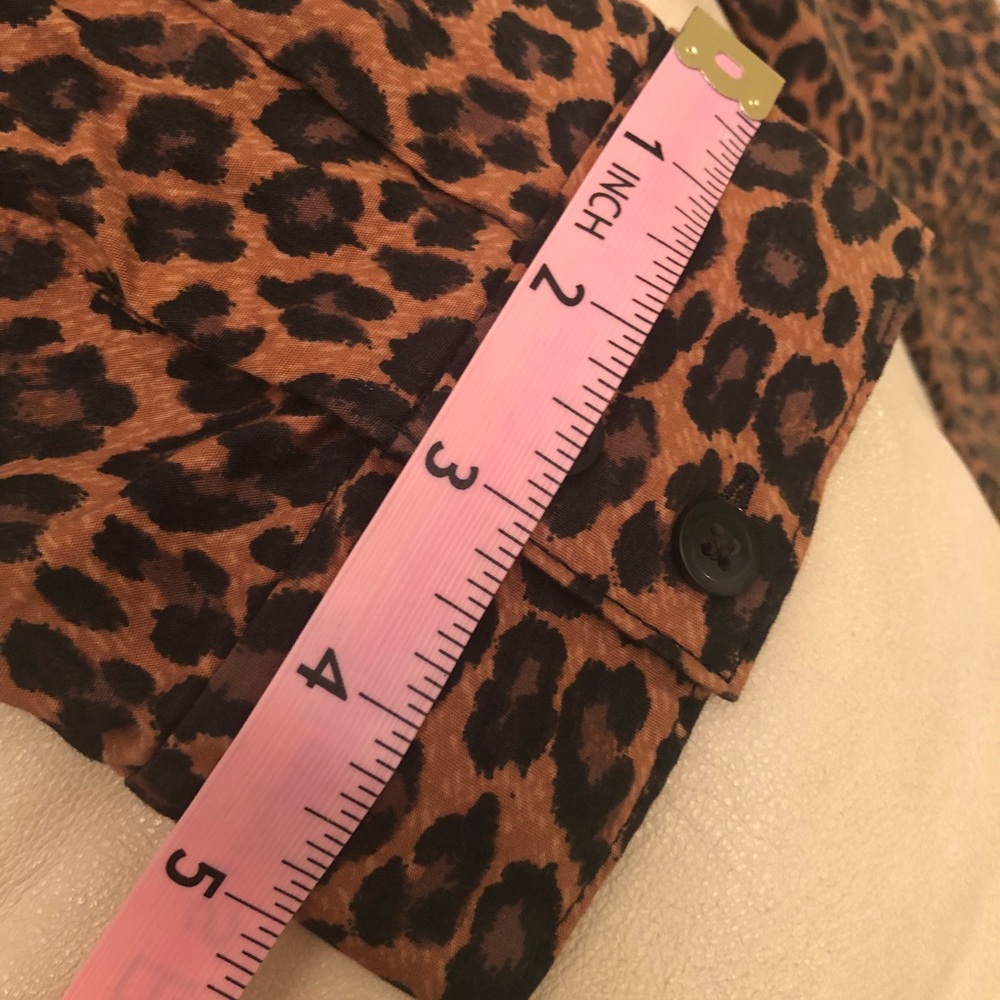 Express Designstudio Leopard Print Fitted Dress 6 - image 8